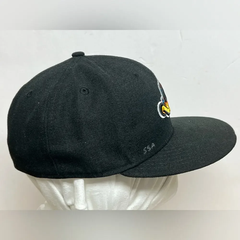 New Era Game Used Akron Rubber Ducks On Field Hat Size 7